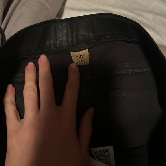 Black faux leather true religion jeggings - Picture 4 of 6